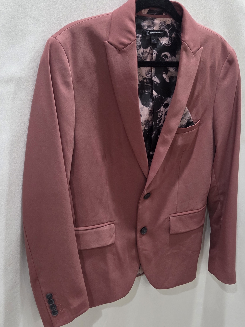 INC International Concepts Men's Dusty Rose Blazer - Picture 5 of 11